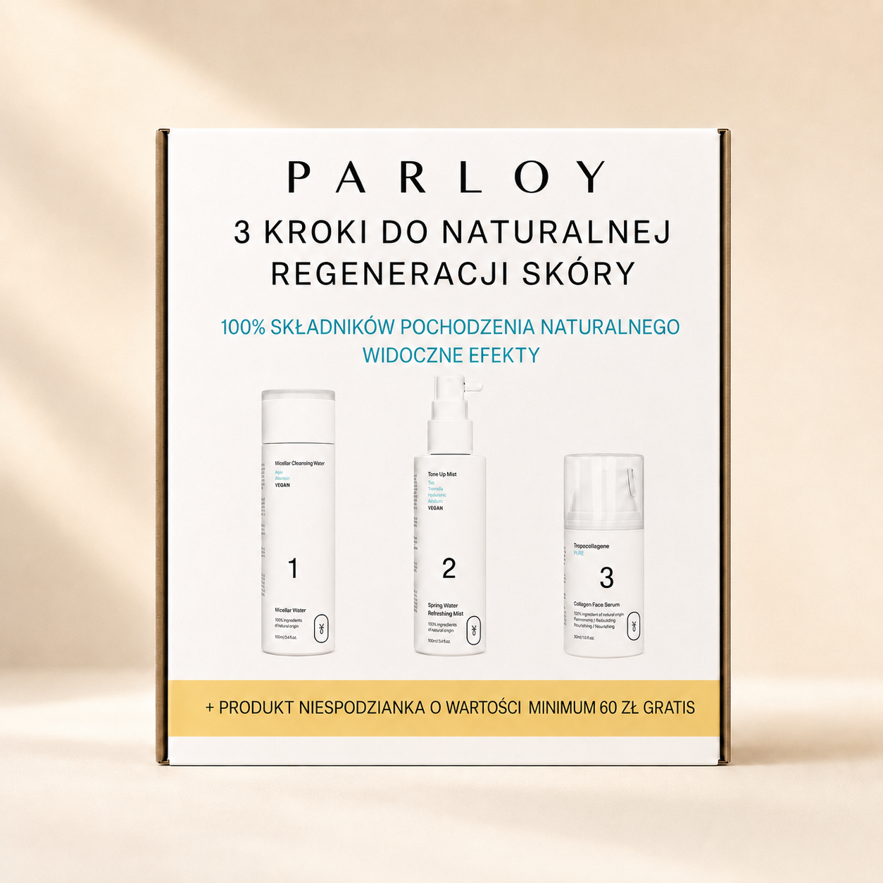 Zestaw Parloy 3 Kroki – front opakowania